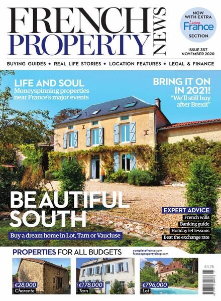 French Property News – November 2020 Cover