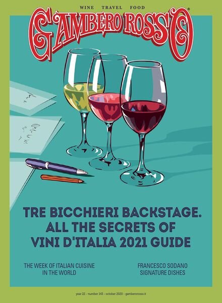 Gambero Rosso – October 2020 Cover