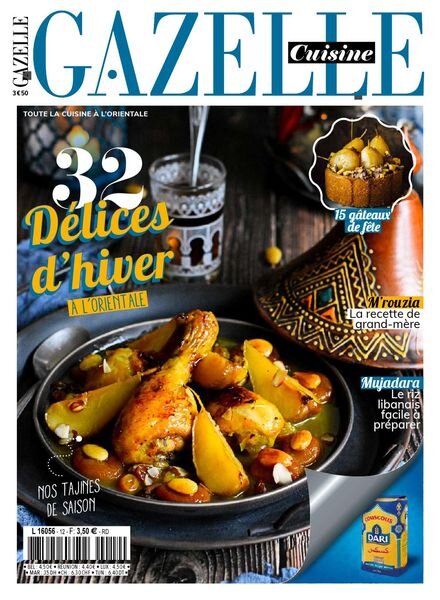 Gazelle Cuisine – Hiver 2020 Cover