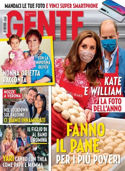 Gente Italia – 10 ottobre 2020 Cover