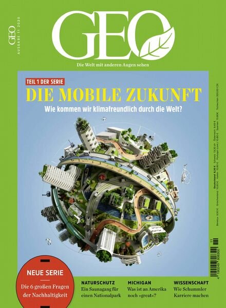 Geo Germany – November 2020 Cover