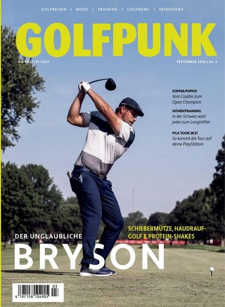 Golfpunk – September 2020 Cover