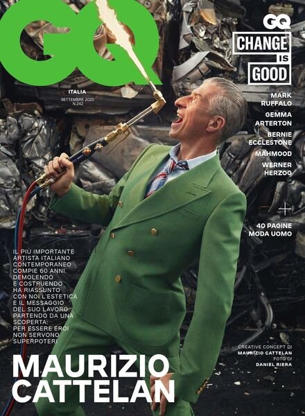 GQ Italia – Settembre 2020 Cover