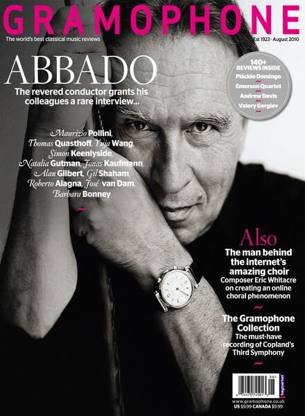 Gramophone – August 2010 Cover