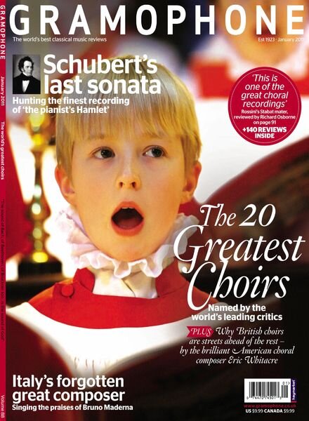 Gramophone – January 2011 Cover