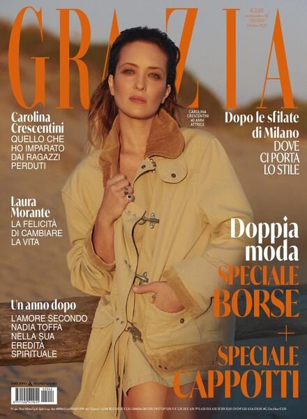 Grazia Italia – 1 Ottobre 2020 Cover