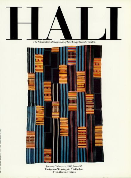 HALI – January-February 1988 Cover