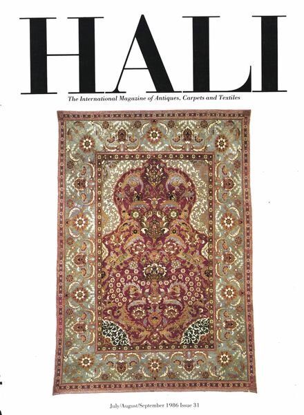 HALI – July-August-September 1986 Cover
