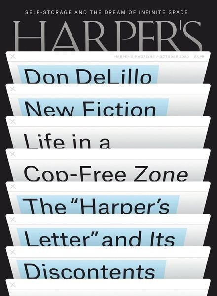 Harper’s Magazine – October 2020 Cover