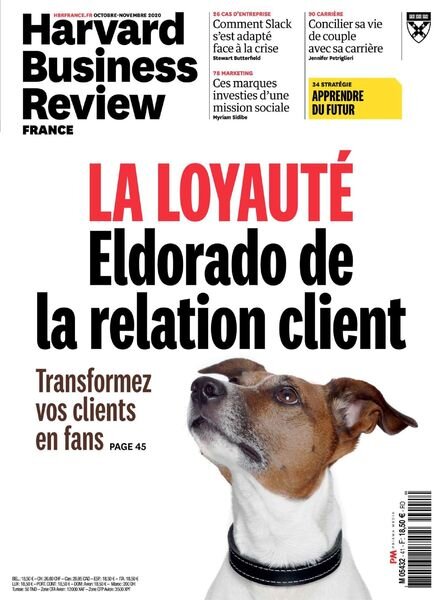 Harvard Business Review France – Octobre-Novembre 2020 Cover