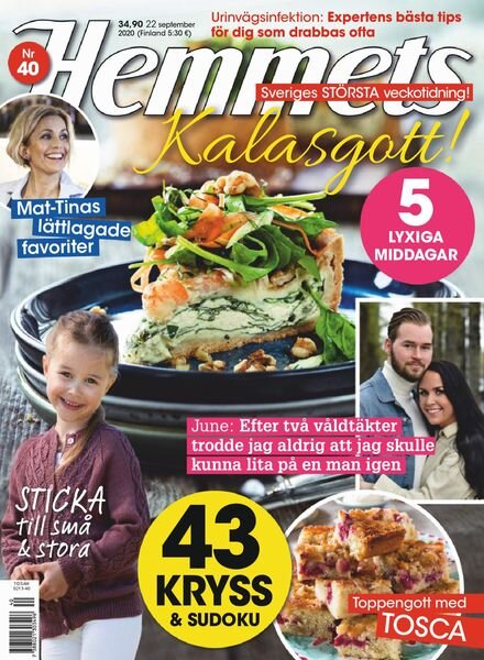 Hemmets Veckotidning – 12 september 2020 Cover