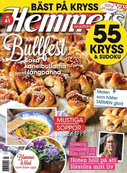 Hemmets Veckotidning – 29 september 2020 Cover