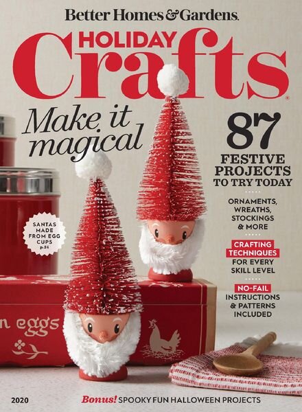 Holiday Crafts – August 2020 Cover
