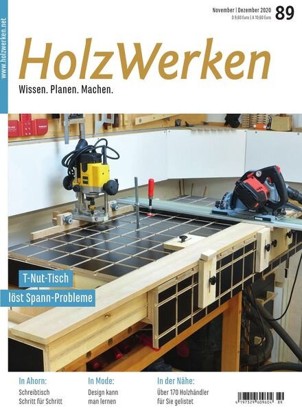HolzWerken – November-Dezember 2020 Cover