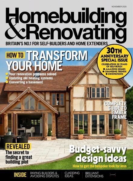 Homebuilding & Renovating – November 2020 Cover