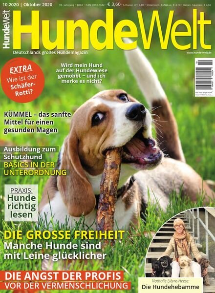 HundeWelt – Oktober 2020 Cover