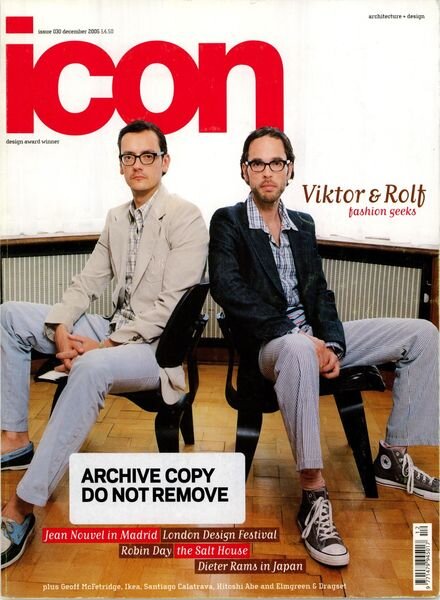 ICON – December 2005 Cover