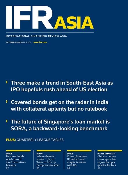 IFR Asia – October 10, 2020 Cover