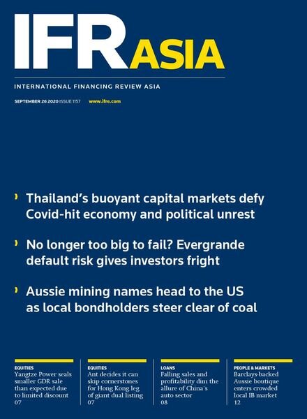 IFR Asia – September 26, 2020 Cover