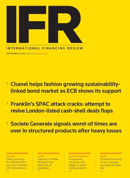 IFR Magazine – September 26, 2020 Cover
