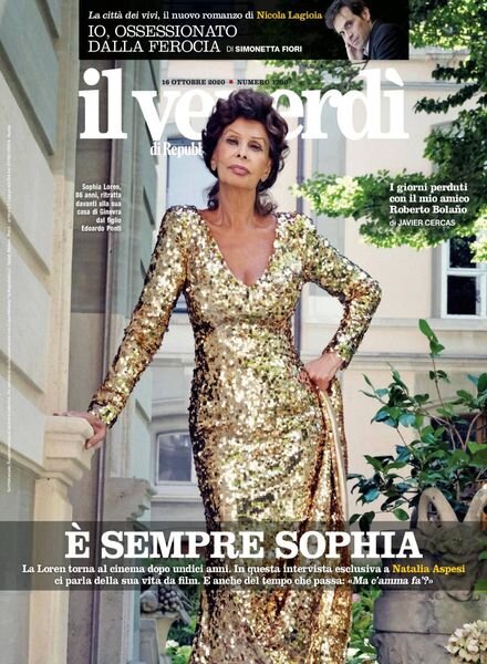 Il Venerdi di Repubblica – 16 Ottobre 2020 Cover