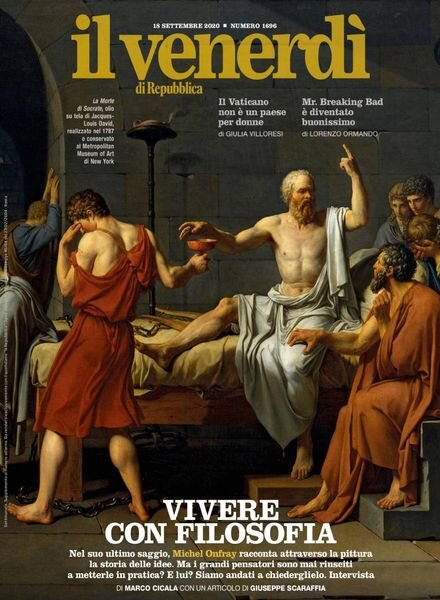 Il Venerdi di Repubblica – 18 Settembre 2020 Cover