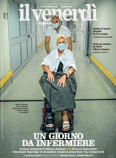 Il Venerdi di Repubblica – 25 Settembre 2020 Cover