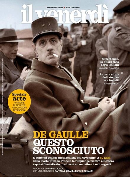 Il Venerdi di Repubblica – 9 Ottobre 2020 Cover