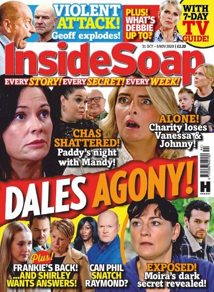 Inside Soap UK – 31 October 2020 Cover