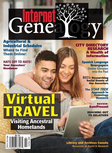 Internet Genealogy – October-November 2020 Cover