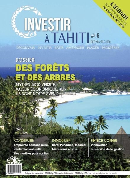 Investir a Tahiti – Octobre-Decembre 2020 Cover
