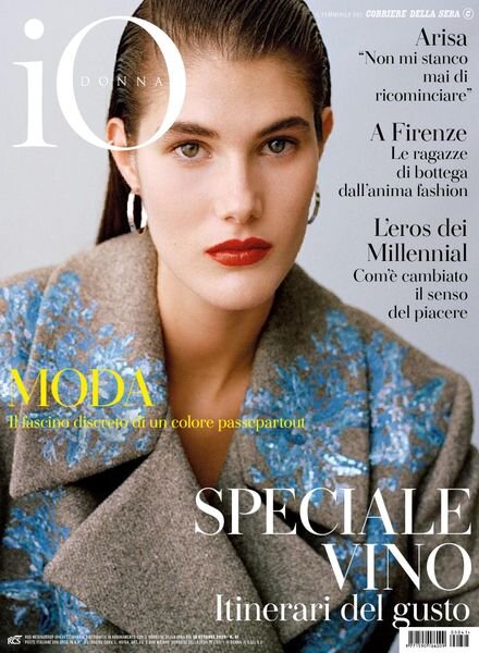 Io Donna del Corriere della Sera – 10 ottobre 2020 Cover