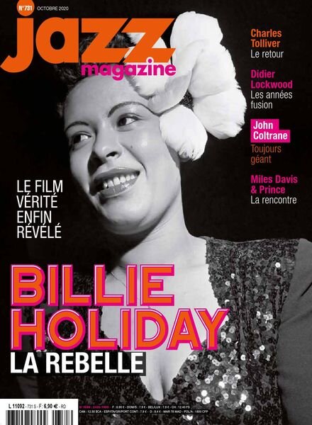 Jazz Magazine – Octobre 2020 Cover