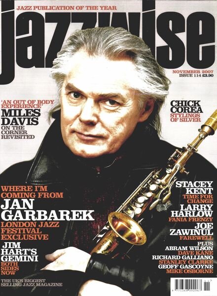 Jazzwise Magazine – November 2007 Cover