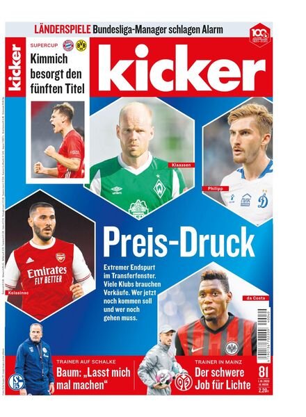 Kicker – 01 Oktober 2020 Cover