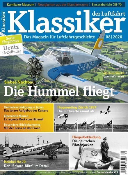Klassiker der Luftfahrt – Nr.8 2020 Cover