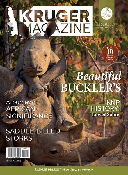 Kruger Magazine – October 2020 Cover