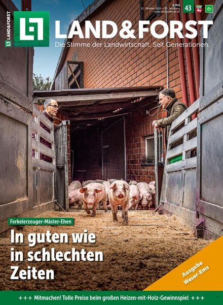 Land & Forst Weser Ems – 20 Oktober 2020 Cover