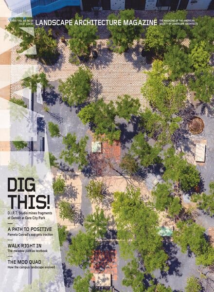 Landscape Architecture Magazine USA – October 2020 Cover
