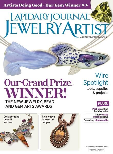 Lapidary Journal Jewelry Artist – November 2020 Cover
