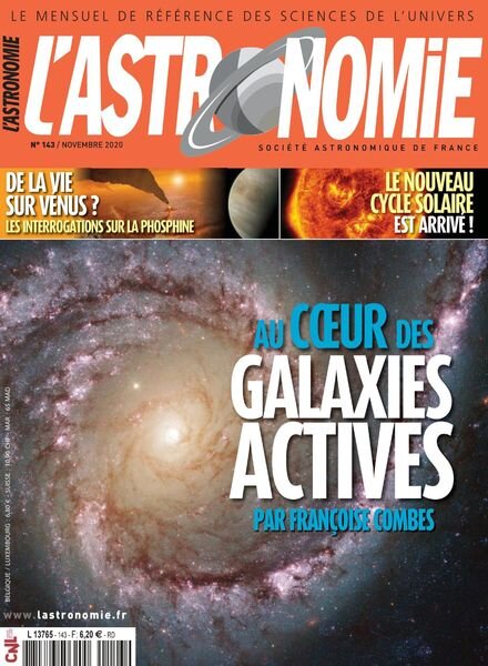 L’Astronomie – Novembre 2020 Cover
