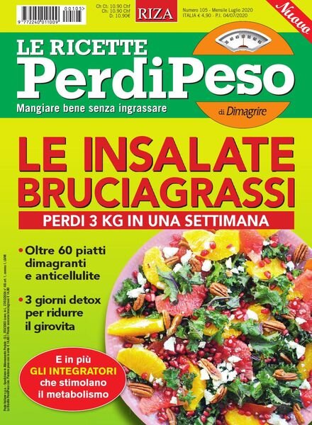 Le Ricette PerdiPeso – Luglio 2020 Cover