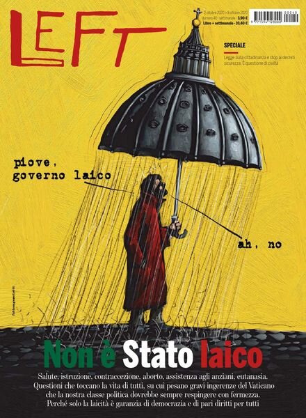 Left – 2 Ottobre 2020 Cover