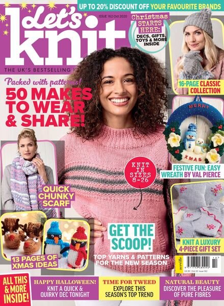 Let’s Knit – October 2020 Cover