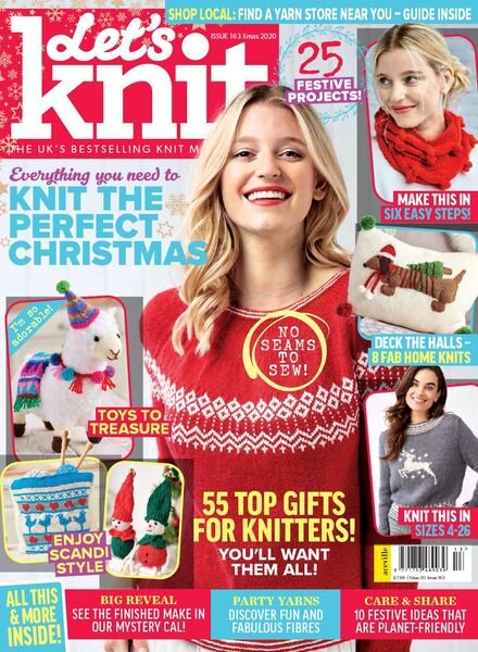 Let’s Knit – Xmas 2020 Cover