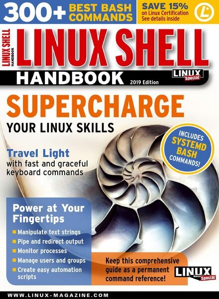 Linux Magazine Special Editions – Linux Shell Handbook 2019 Cover