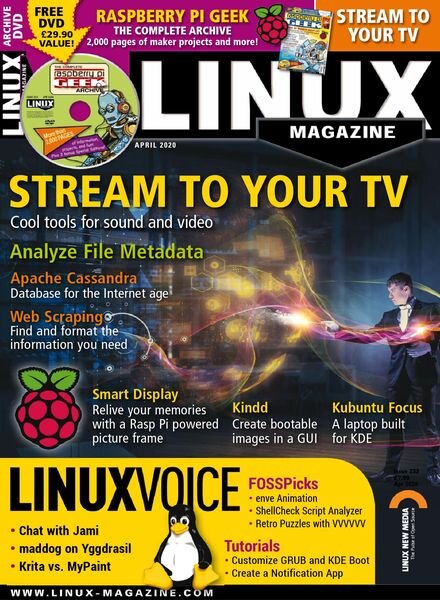 Linux Magazine USA – Issue 233 – April 2020 Cover
