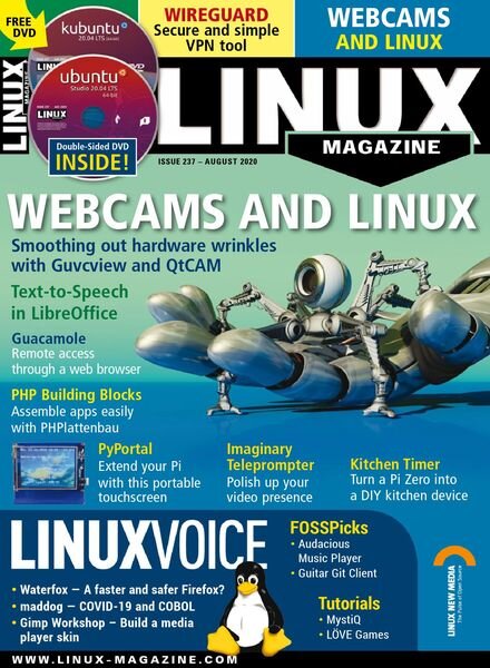 Linux Magazine USA – Issue 237 – August 2020 Cover