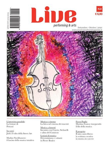 LIVE Performing & Arts – Settembre-Ottobre 2020 Cover