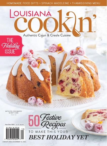 Louisiana Cookin’ – November-December 2020 Cover